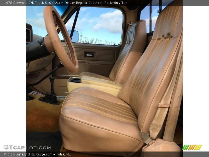 Front Seat of 1978 C/K Truck K10 Custom Deluxe Regular Cab 4x4