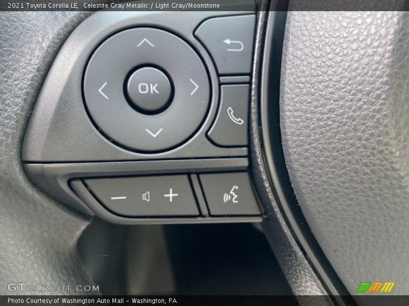 Celestite Gray Metallic / Light Gray/Moonstone 2021 Toyota Corolla LE