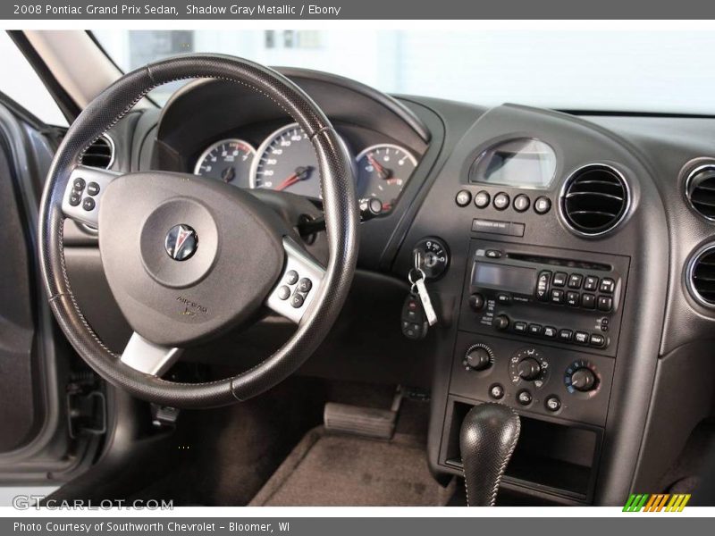 Shadow Gray Metallic / Ebony 2008 Pontiac Grand Prix Sedan