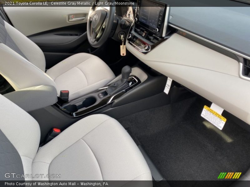Celestite Gray Metallic / Light Gray/Moonstone 2021 Toyota Corolla LE