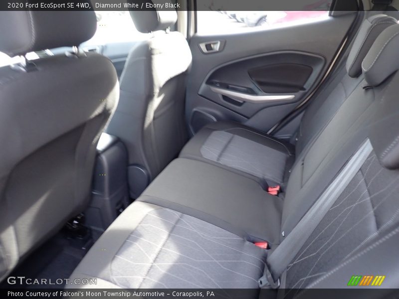 Diamond White / Ebony Black 2020 Ford EcoSport SE 4WD