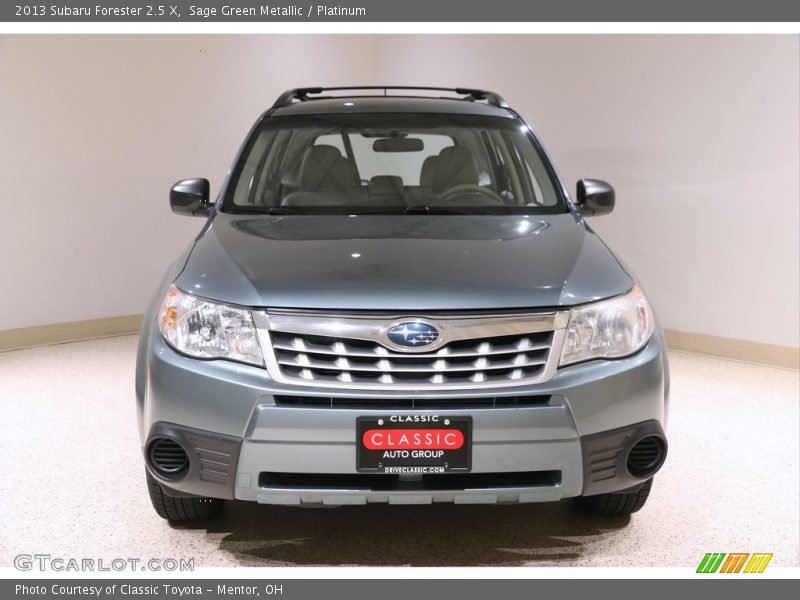 Sage Green Metallic / Platinum 2013 Subaru Forester 2.5 X