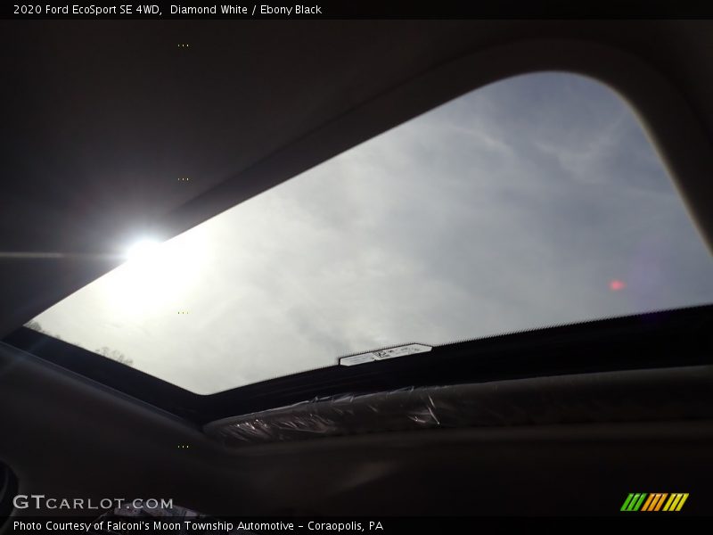 Diamond White / Ebony Black 2020 Ford EcoSport SE 4WD