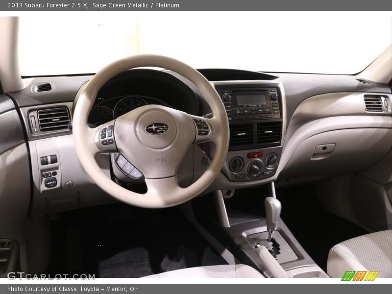 Sage Green Metallic / Platinum 2013 Subaru Forester 2.5 X
