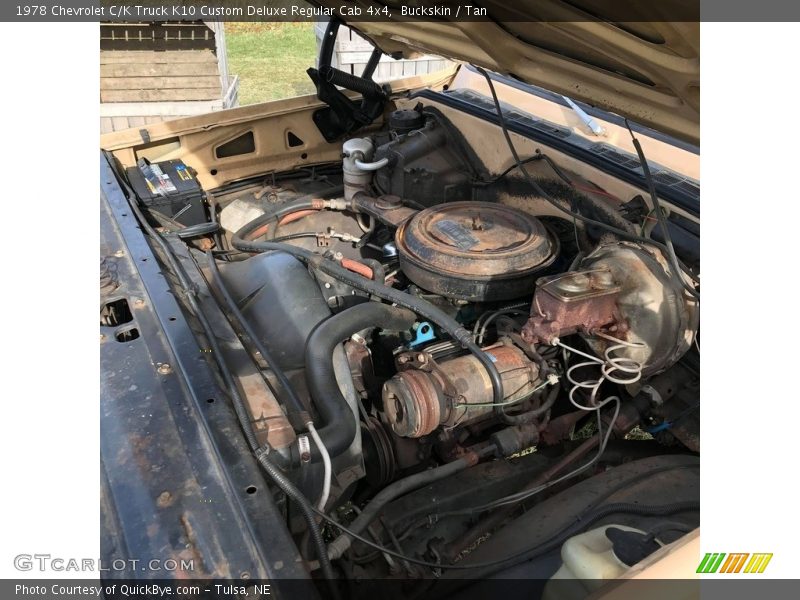  1978 C/K Truck K10 Custom Deluxe Regular Cab 4x4 Engine - 350 cid OHV 16-Valve Diesel V8