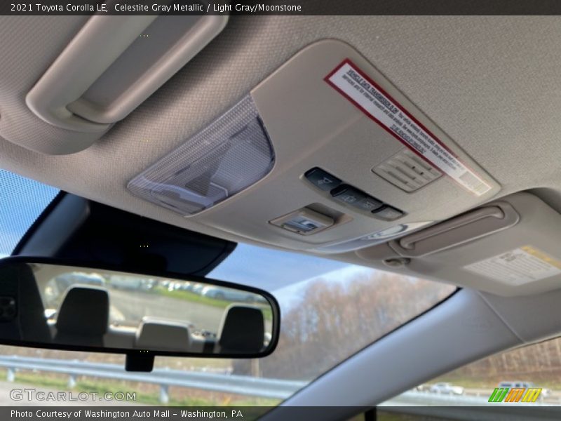 Celestite Gray Metallic / Light Gray/Moonstone 2021 Toyota Corolla LE