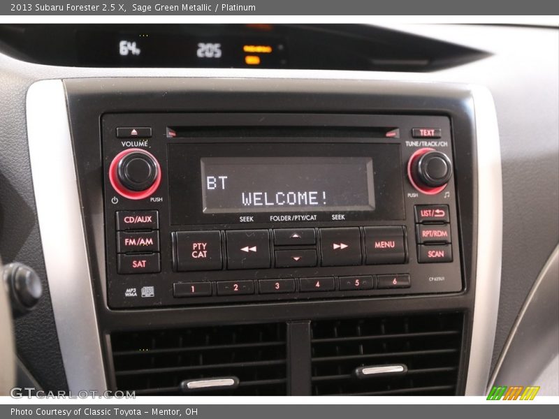 Sage Green Metallic / Platinum 2013 Subaru Forester 2.5 X