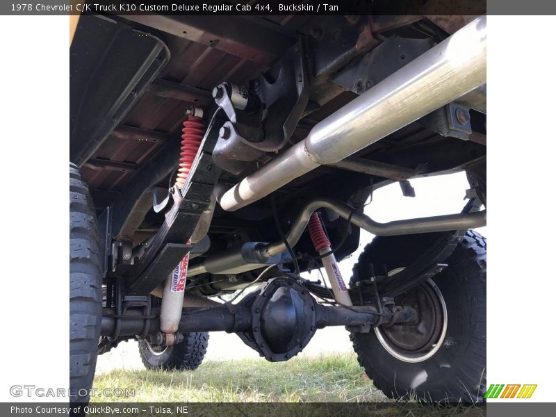 Undercarriage of 1978 C/K Truck K10 Custom Deluxe Regular Cab 4x4