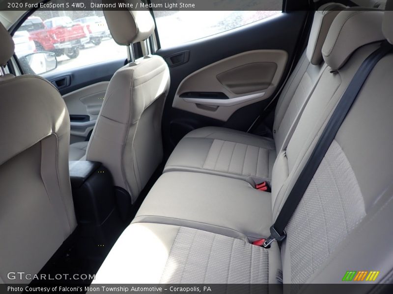 Diamond White / Medium Light Stone 2020 Ford EcoSport S 4WD