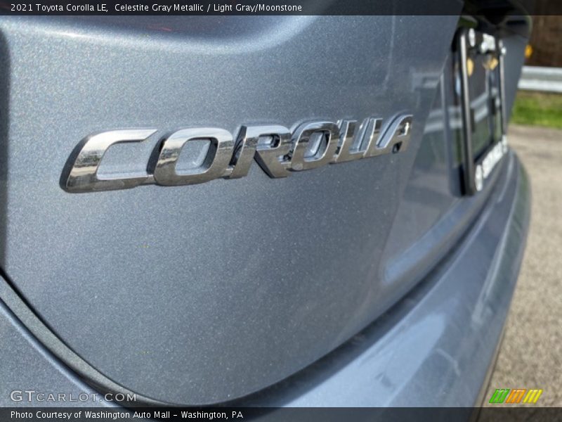 Celestite Gray Metallic / Light Gray/Moonstone 2021 Toyota Corolla LE