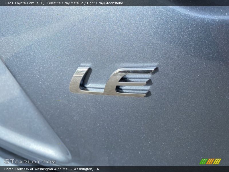 Celestite Gray Metallic / Light Gray/Moonstone 2021 Toyota Corolla LE