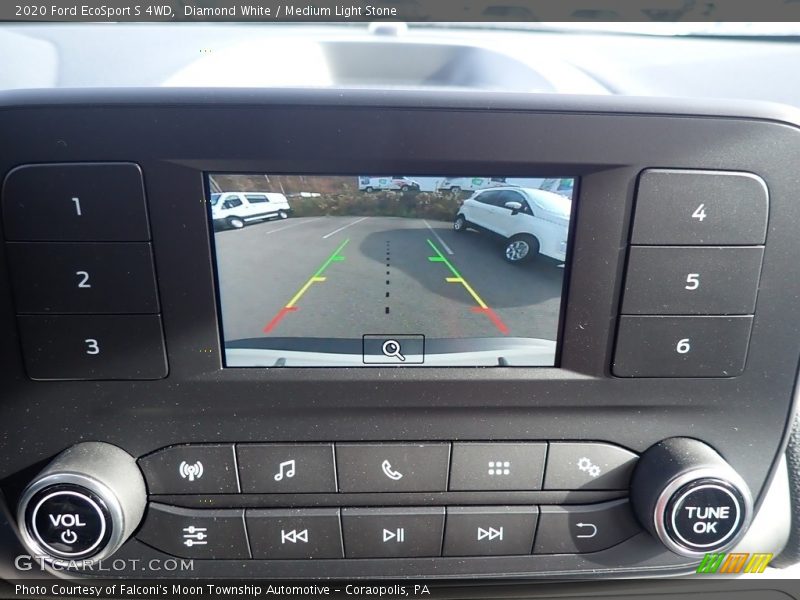 Diamond White / Medium Light Stone 2020 Ford EcoSport S 4WD