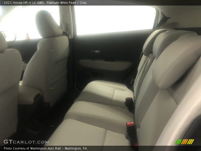 Platinum White Pearl / Gray 2021 Honda HR-V LX AWD
