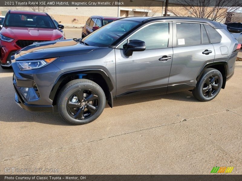 Magnetic Gray Metallic / Black 2021 Toyota RAV4 XSE AWD Hybrid