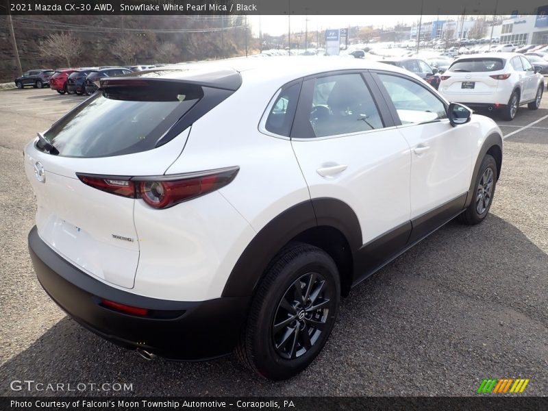 Snowflake White Pearl Mica / Black 2021 Mazda CX-30 AWD