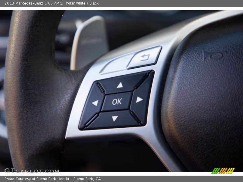 Polar White / Black 2013 Mercedes-Benz C 63 AMG