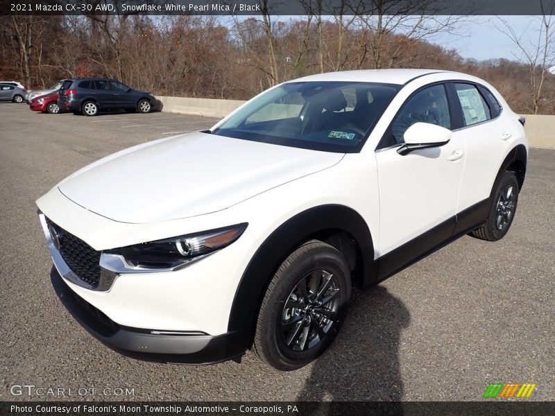 Snowflake White Pearl Mica / Black 2021 Mazda CX-30 AWD