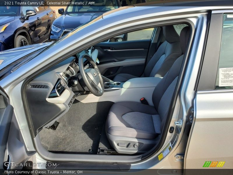 Celestial Silver Metallic / Ash 2021 Toyota Camry LE