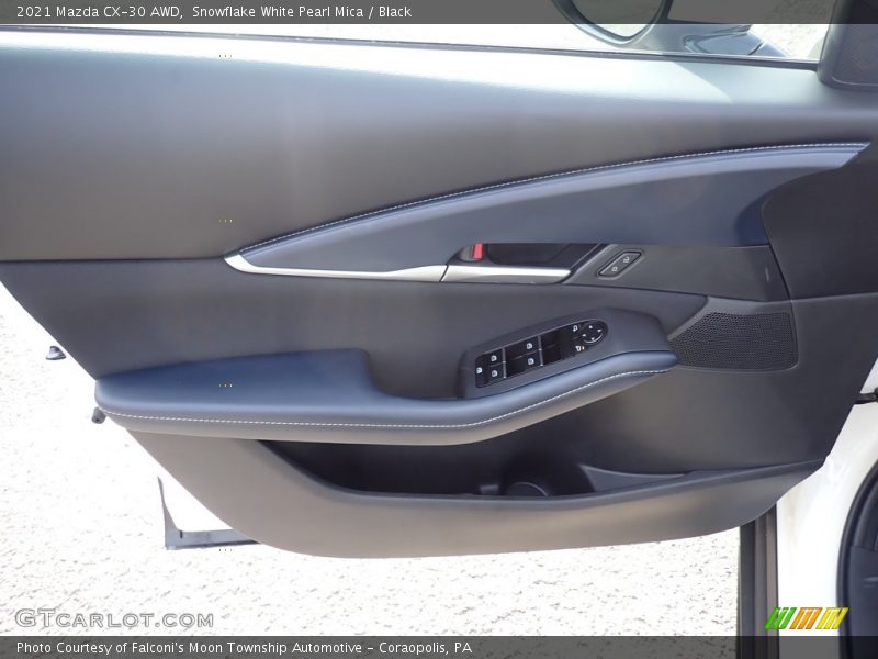Snowflake White Pearl Mica / Black 2021 Mazda CX-30 AWD