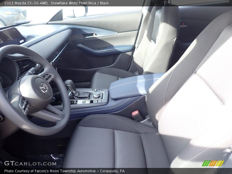 Snowflake White Pearl Mica / Black 2021 Mazda CX-30 AWD