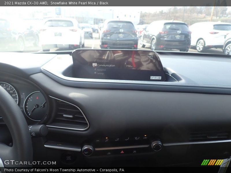 Snowflake White Pearl Mica / Black 2021 Mazda CX-30 AWD