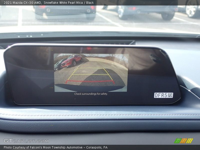 Snowflake White Pearl Mica / Black 2021 Mazda CX-30 AWD