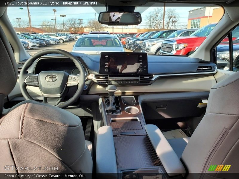 Blueprint / Graphite 2021 Toyota Sienna XLE Hybrid