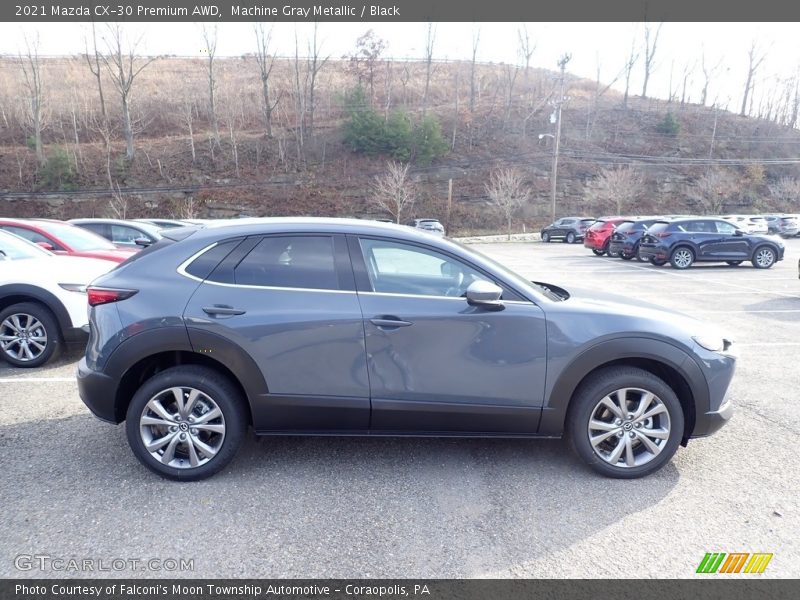 Machine Gray Metallic / Black 2021 Mazda CX-30 Premium AWD