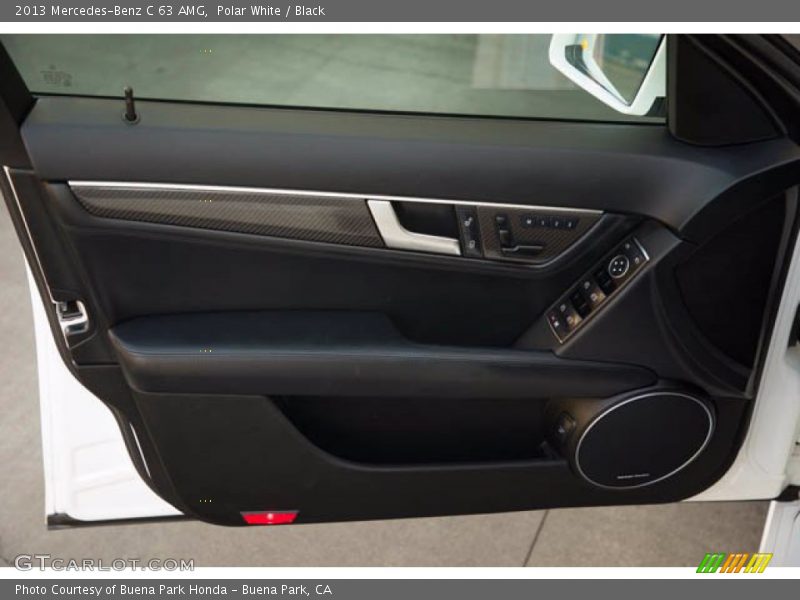 Polar White / Black 2013 Mercedes-Benz C 63 AMG