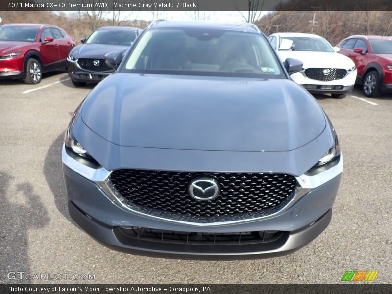 Machine Gray Metallic / Black 2021 Mazda CX-30 Premium AWD
