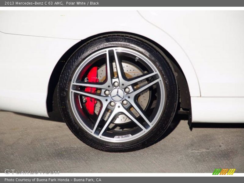 Polar White / Black 2013 Mercedes-Benz C 63 AMG
