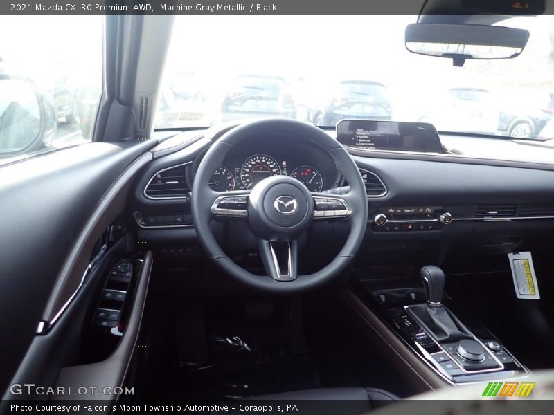Machine Gray Metallic / Black 2021 Mazda CX-30 Premium AWD