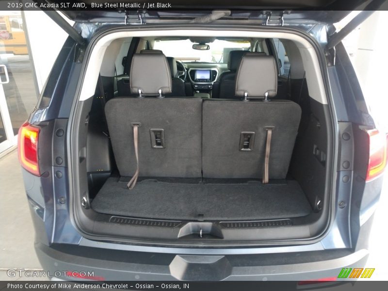 Blue Steel Metallic / Jet Black 2019 GMC Acadia SLT AWD