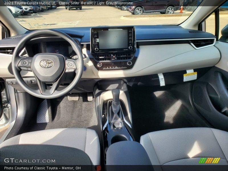Classic Silver Metallic / Light Gray/Moonstone 2021 Toyota Corolla Hybrid LE
