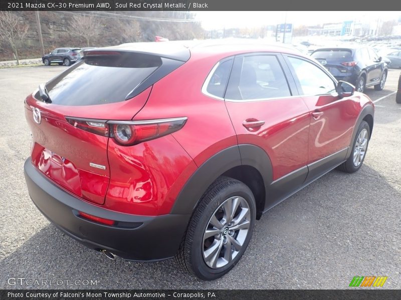 Soul Red Crystal Metallic / Black 2021 Mazda CX-30 Premium AWD