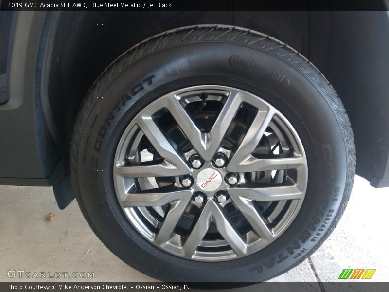 Blue Steel Metallic / Jet Black 2019 GMC Acadia SLT AWD