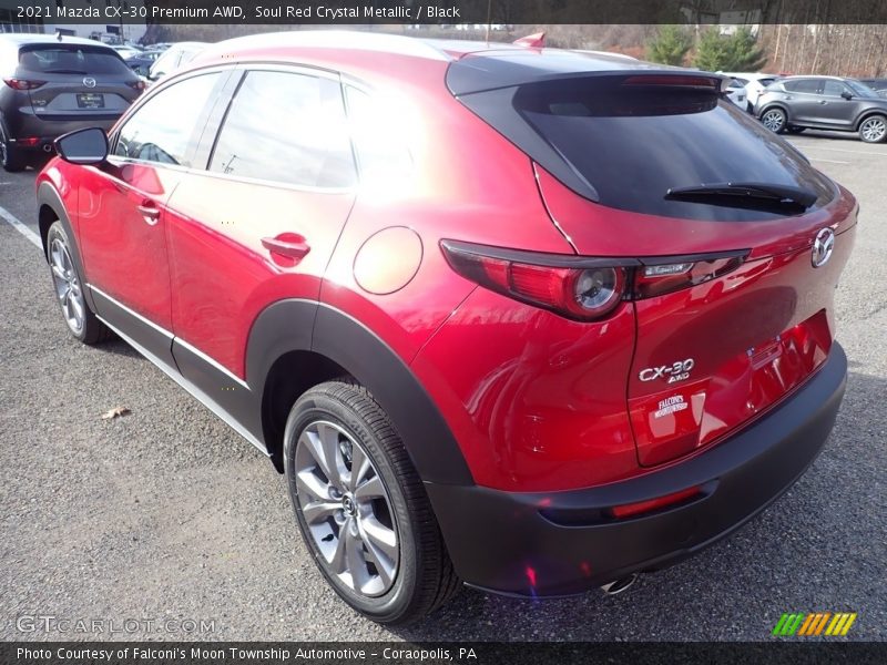 Soul Red Crystal Metallic / Black 2021 Mazda CX-30 Premium AWD