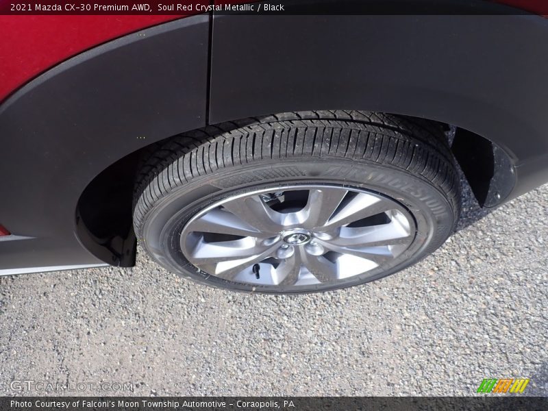 Soul Red Crystal Metallic / Black 2021 Mazda CX-30 Premium AWD