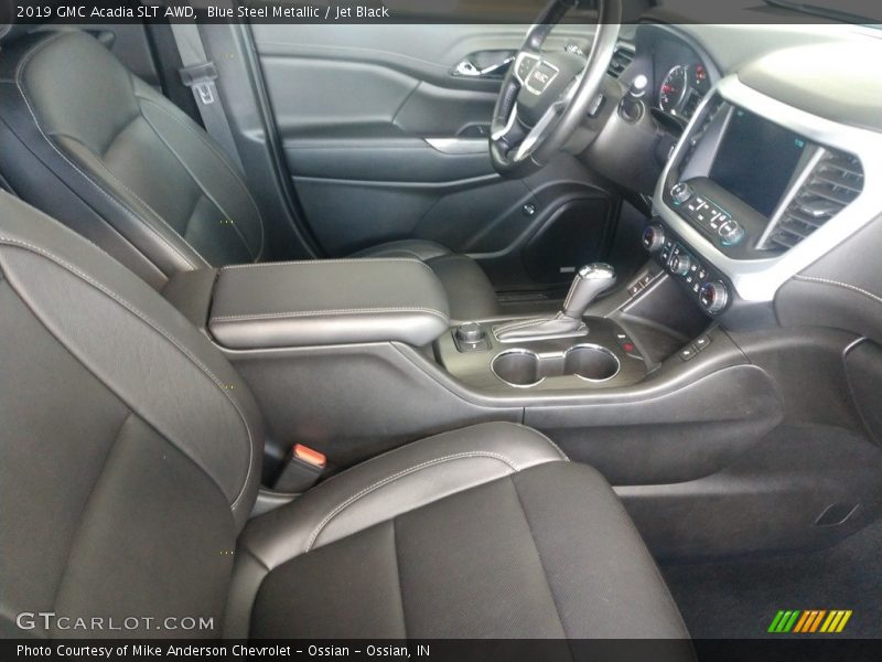Blue Steel Metallic / Jet Black 2019 GMC Acadia SLT AWD