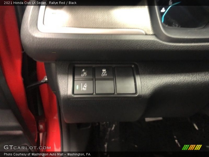 Rallye Red / Black 2021 Honda Civic LX Sedan