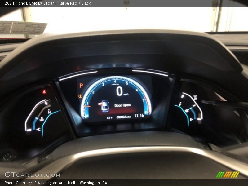 Rallye Red / Black 2021 Honda Civic LX Sedan
