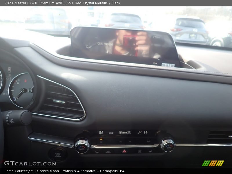 Soul Red Crystal Metallic / Black 2021 Mazda CX-30 Premium AWD
