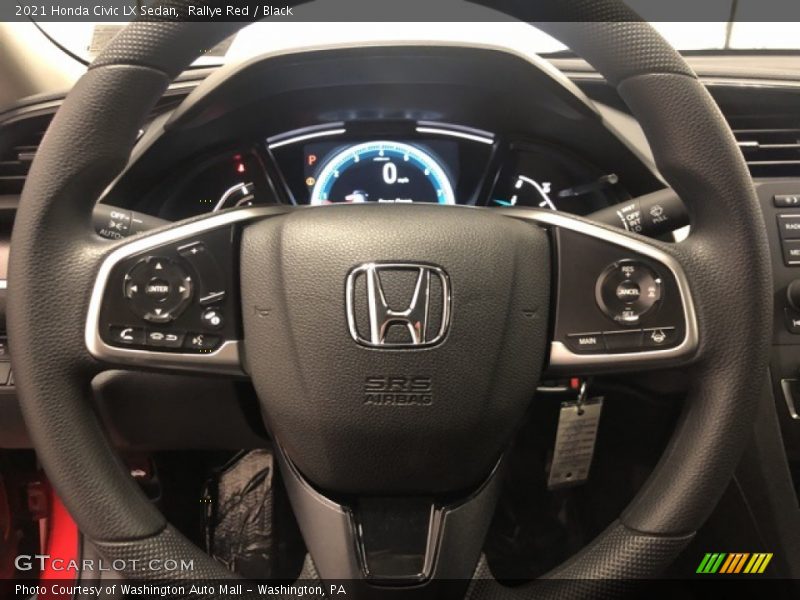 Rallye Red / Black 2021 Honda Civic LX Sedan