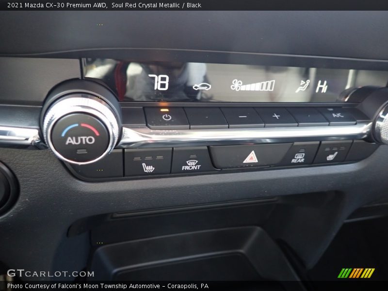 Soul Red Crystal Metallic / Black 2021 Mazda CX-30 Premium AWD