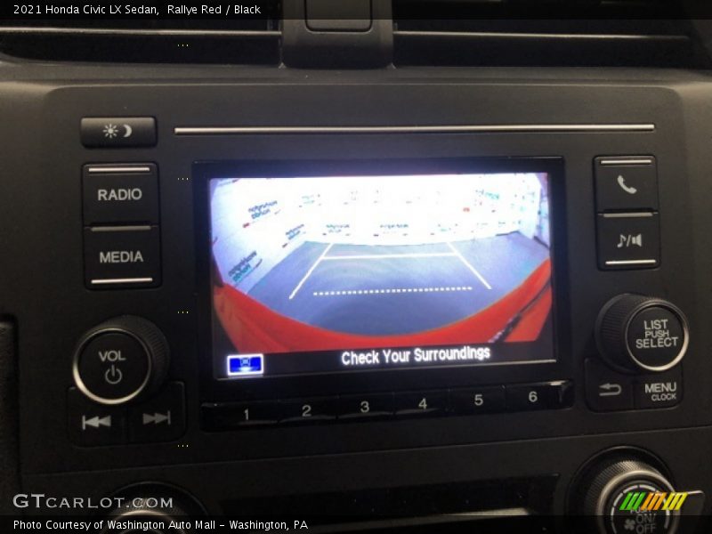 Rallye Red / Black 2021 Honda Civic LX Sedan