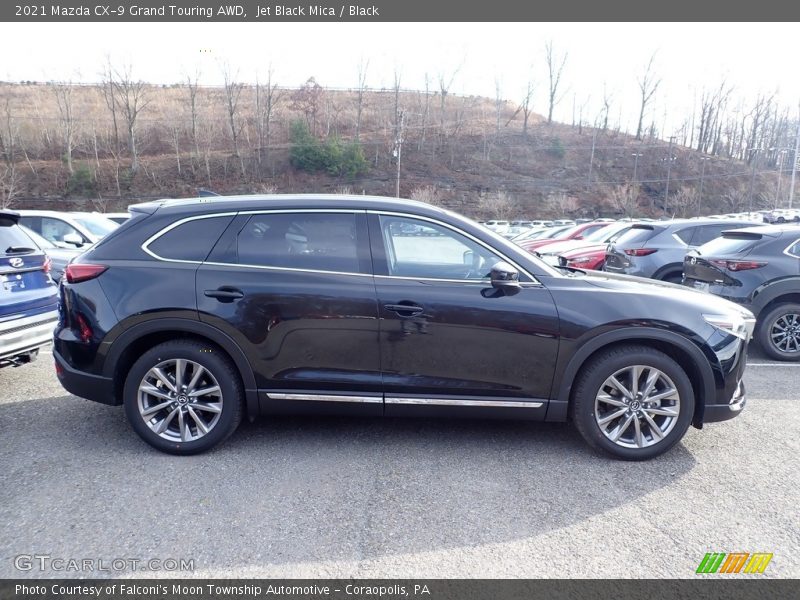 Jet Black Mica / Black 2021 Mazda CX-9 Grand Touring AWD