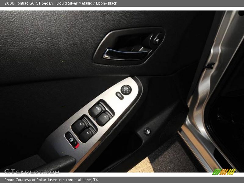 Liquid Silver Metallic / Ebony Black 2008 Pontiac G6 GT Sedan