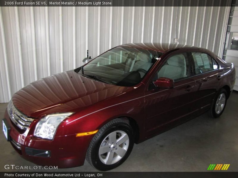 Merlot Metallic / Medium Light Stone 2006 Ford Fusion SE V6