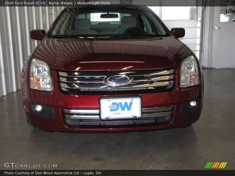 Merlot Metallic / Medium Light Stone 2006 Ford Fusion SE V6
