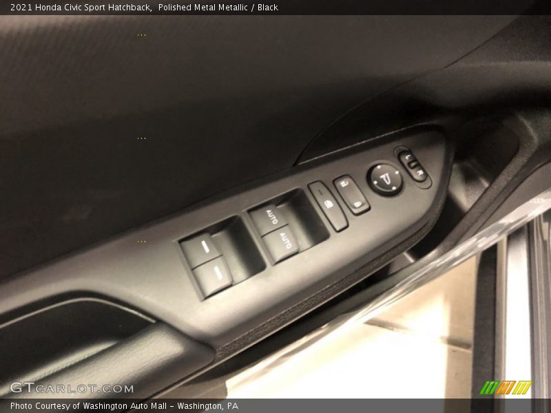 Polished Metal Metallic / Black 2021 Honda Civic Sport Hatchback